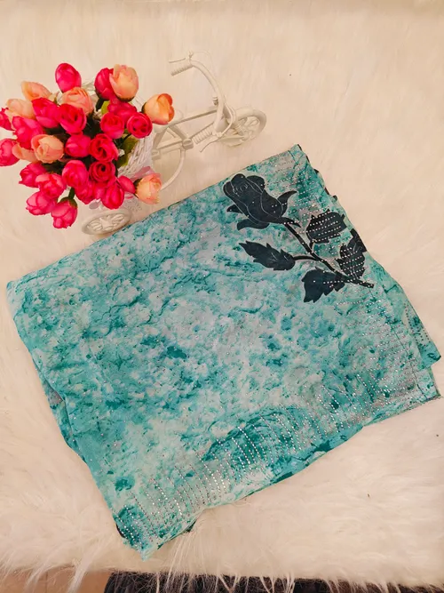 DESIGNER STONE WORK SAREES DS09